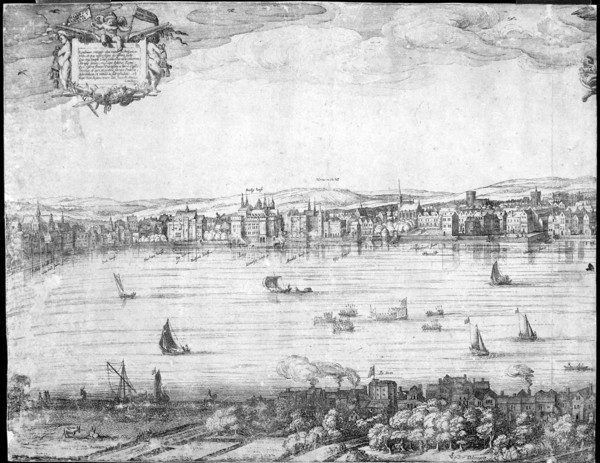 Panorama of London, 1616. Artist: Claes Jansz Visscher