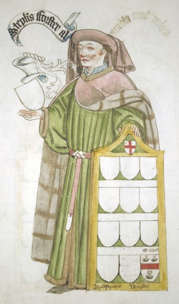 Stephen Forster, Lord Mayor of London 1454-1455, in aldermanic robes, 1450. Artist: Roger Leigh