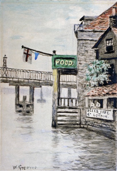View of the Adam and Eve Inn, Chelsea, London, c1900. Artist: Walter Greaves