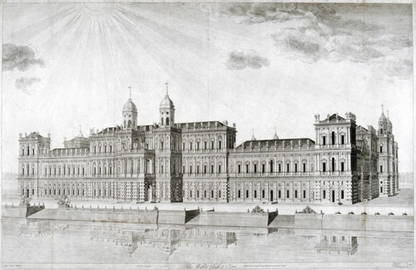 Inigo Jones's intended Whitehall Palace, London, 1748. Artist: DM Muller