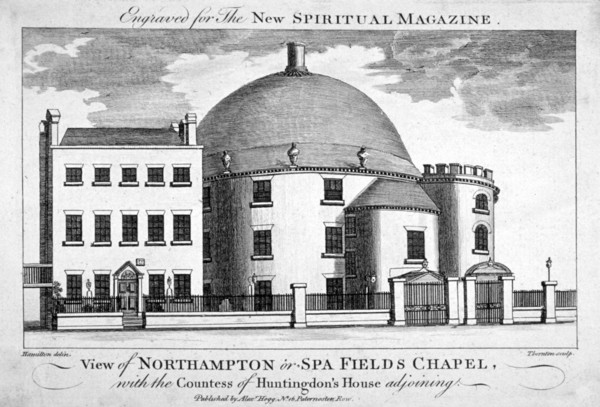 Spa Fields Chapel, Finsbury, London, c1780. Artist: Thomas Thornton