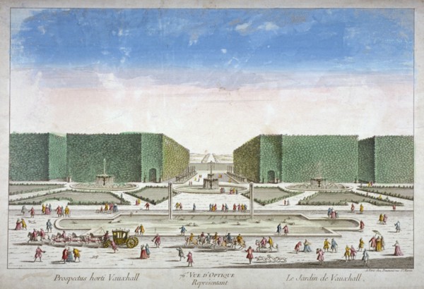 Vauxhall Gardens, Lambeth, London, c1750. Artist: Anon