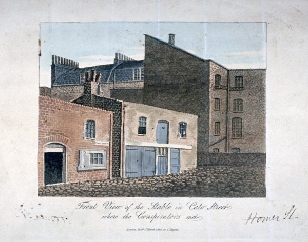 Cato Street conspiracy, 1820. Artist: Anon