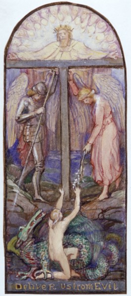 Design for Stained Glass', c1864-1930. Artist: Anna Lea Merritt