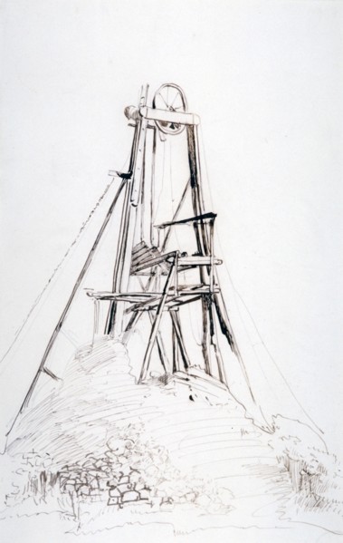 A Colliery Winding Engine', c1864-1930. Artist: Anna Lea Merritt
