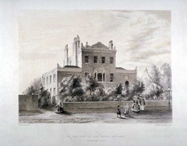 New asylum for infant orphans at Stamford Hill, Stoke Newington, London, c1846. Artist: JT Balcombe