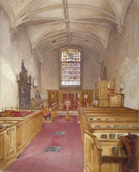Rolls Chapel, Chancery Lane, London, 1886. Artist: John Crowther