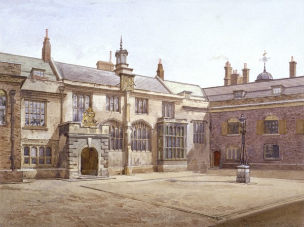 View of Sutton's Pensioners Hall, Charterhouse, London, 1885. Artist: John Crowther