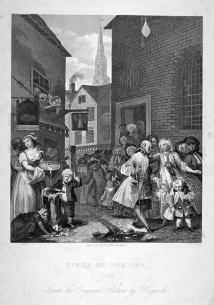 Noon', 1738. Artist: WH Worthington