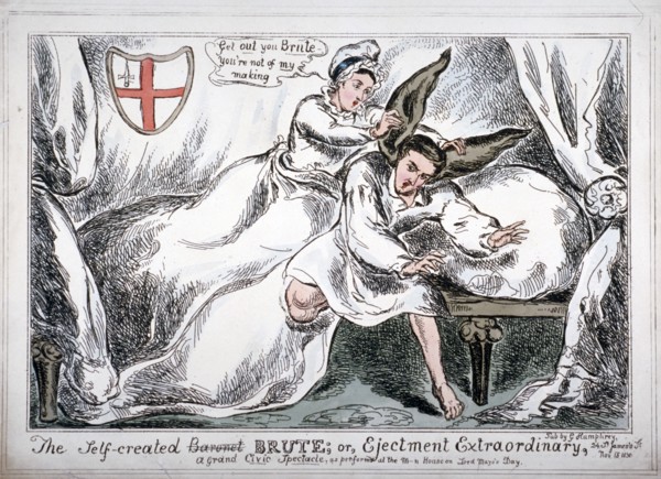 'The self created brute...', 1830. Artist: Anon