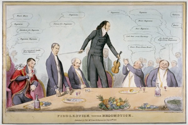 'Fiddlestick versus broomstick', 1831. Artist: Anon