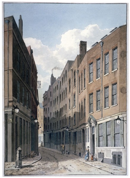 View of Bucklersbury, City of London, c1810. Artist: Unknown