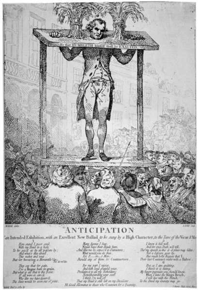 'Anticipation ...', 1784. Artist: Anon