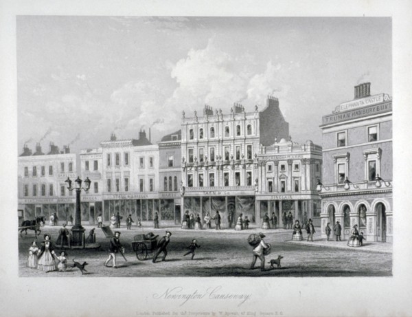 Newington Causeway, Southwark, London, c1858. Artist: Anon
