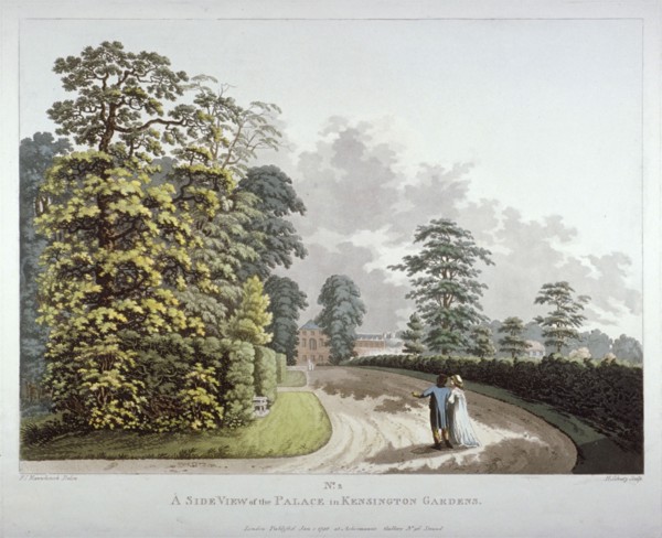 Kensington Gardens, London, 1798. Artist: Heinrich Schutz