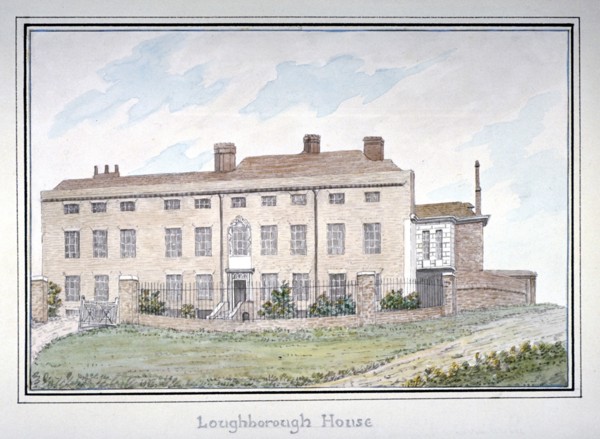 Loughborough House, Stockwell, Lambeth, London, c1800. Artist: Anon