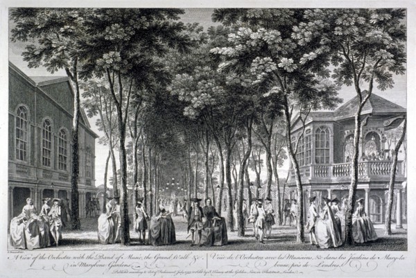 Marylebone Gardens, London, 1755. Artist: Anon