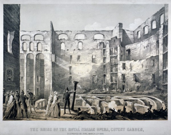 Royal Italian Opera House, Covent Garden, London, 1856. Artist: Anon