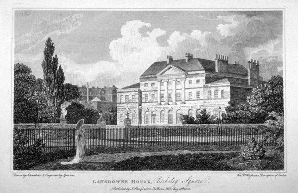 Lansdowne House in Berkeley Square, Mayfair, London, 1808. Artist: S Sparrow