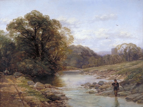 'A Sylvan Stream', 19th century. Artist: Thomas Creswick