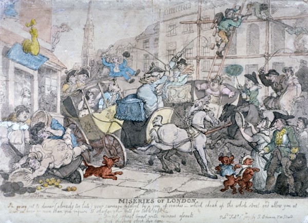 'Miseries of London...', 1807. Artist: Thomas Rowlandson