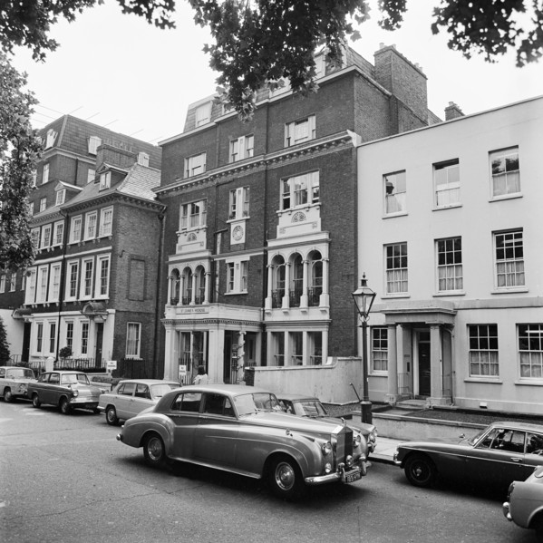 St James House, 13 Kensington Square, London, 1969-1979