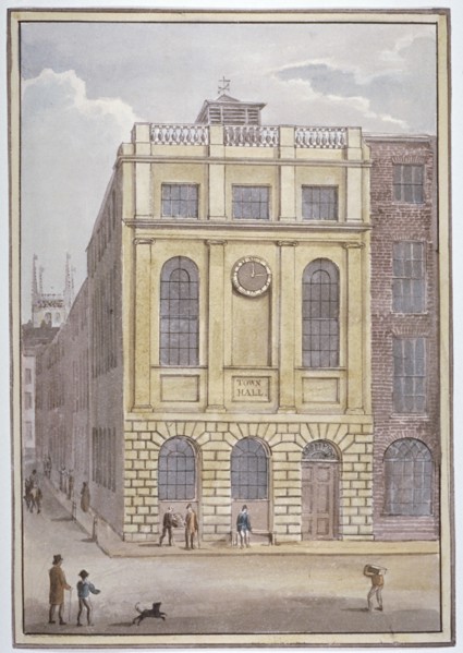 Southwark Town Hall, London, c1845. Artist: Anon