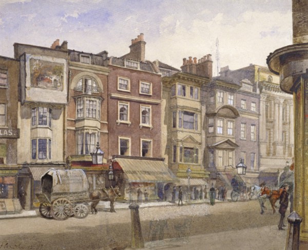 Nos 412-418 Strand, Westminster, London, 1887. Artist: John Crowther