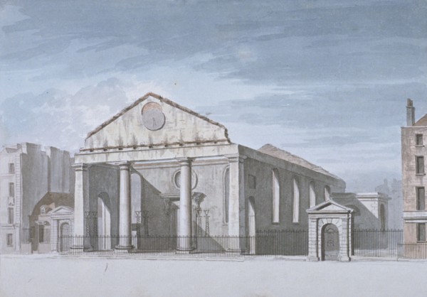 Church of St Paul, Covent Garden, Westminster, London, 1795. Artist: Anon