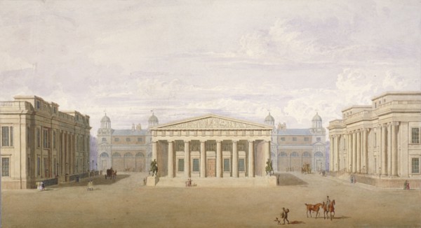 Trafalgar Square, Westminster, London, 1828. Artist: John Nash