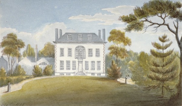 Mitcham Hall, Mitcham, Surrey, 1825. Artist: G Yates