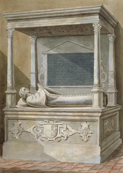 Monument to Sibel Penn on the north side of the chancel at St Mary, Hampton, Middlesex, c1810. Artist: Anon