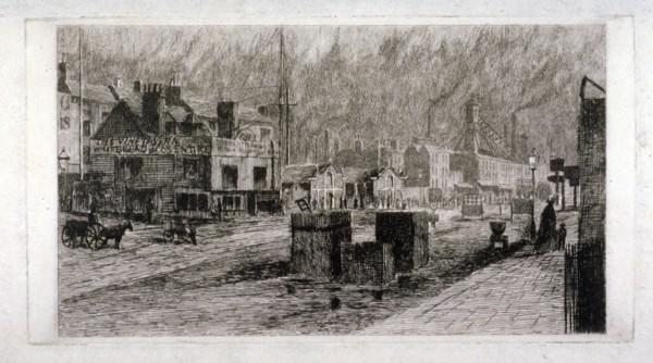 Vine Tavern, Mile End Road, Stepney, London, 1871. Artist: Edwin Edwards