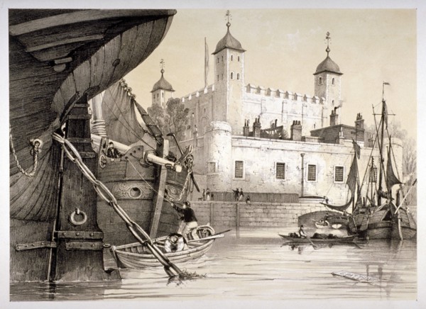Tower of London, c1840. Artist: Edmund Patten