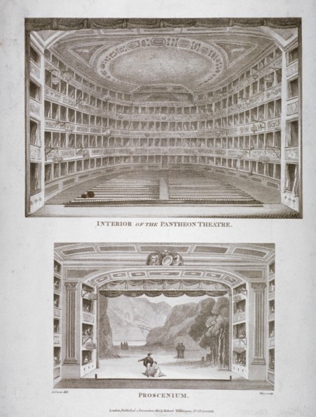The Pantheon Theatre, Oxford Street, Westminster, London, 1815. Artist: William Wise