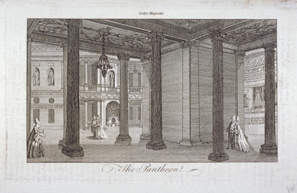 Interior view of the Pantheon, Oxford Street, Westminster, London, c1775. Artist: Anon