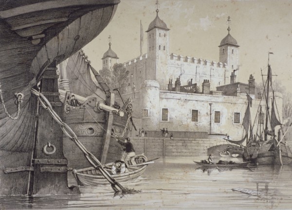 Tower of London, c1840. Artist: Anon