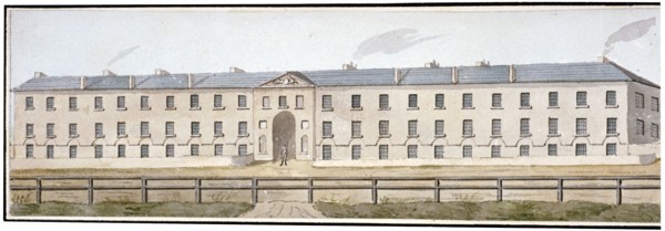 View of Knightsbridge Barracks, Westminster, London, c1810. Artist: Anon