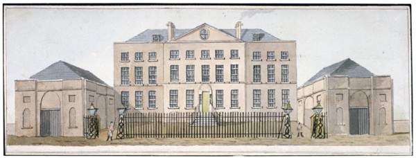 View of the Governor's house at Knightsbridge Barracks, Westminster, London, c1810. Artist: Anon