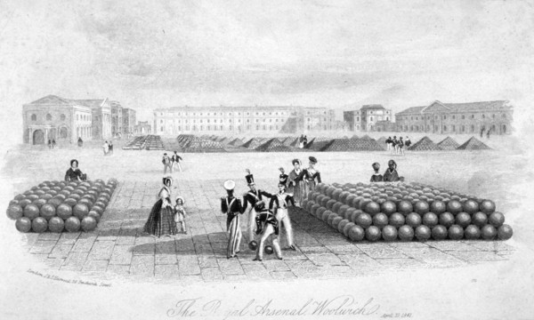 Royal Arsenal, Woolwich, Kent, 1841. Artist: Anon