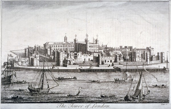 Tower of London, Stepney, c1750. Artist: William Henry Toms