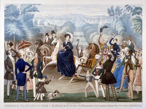 Summer Fashions for 1838', c1838. Artist: Anon