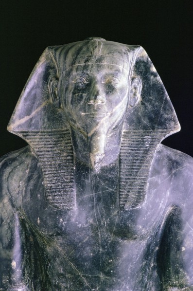 Statue of the Pharaoh Khafre.  Artist: Tony Evans