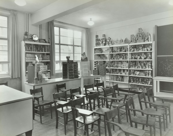 Shop-dressing, Technical Institute for the Distributive Trades, London, 1939. Artist: Unknown.