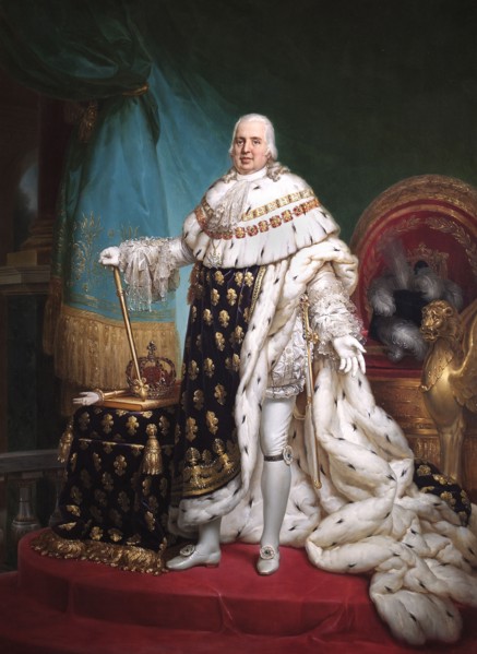 Portrait of King Louis XVIII of France, 1824