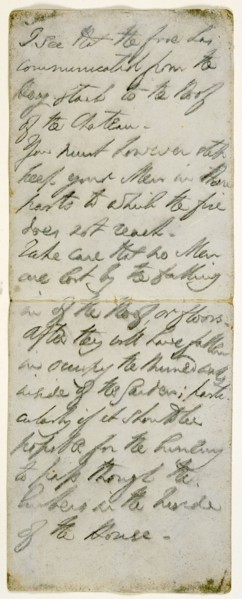 Battle instructions written by the Duke of Wellington, early 19th Century