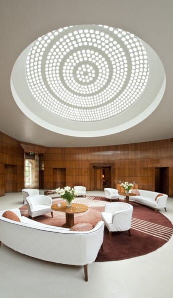 Entrance hall of Eltham Palace, Greenwich, London, 2010