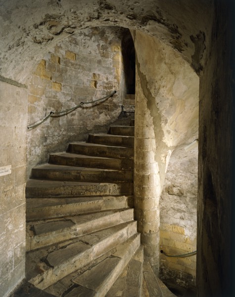 South staircase of the keep of Dover Castle, Kent