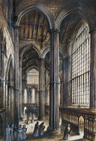 Fountains Abbey, c12th century, (c1960s)