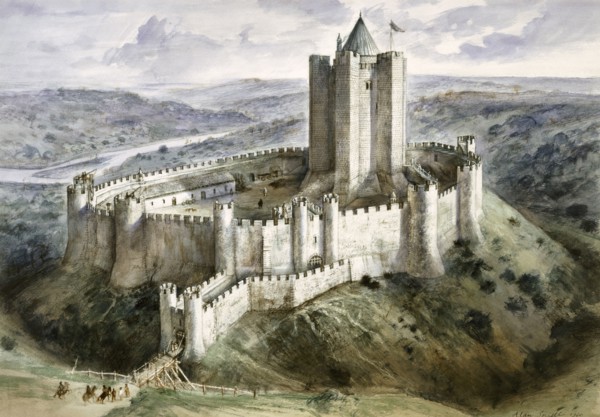 Conisbrough Castle, 13th century, (c1960s)